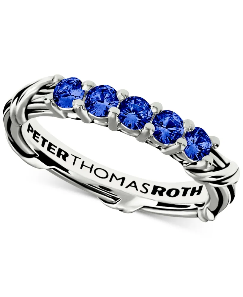 Peter Thomas Roth Blue Sapphire Ring (3/4 ct. t.w.) in Sterling Silver