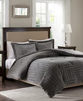 Madison Park Arctic -Pc. Faux Fur Comforter Set