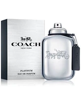 Coach Mens Platinum Eau De Parfum Fragrance Collection