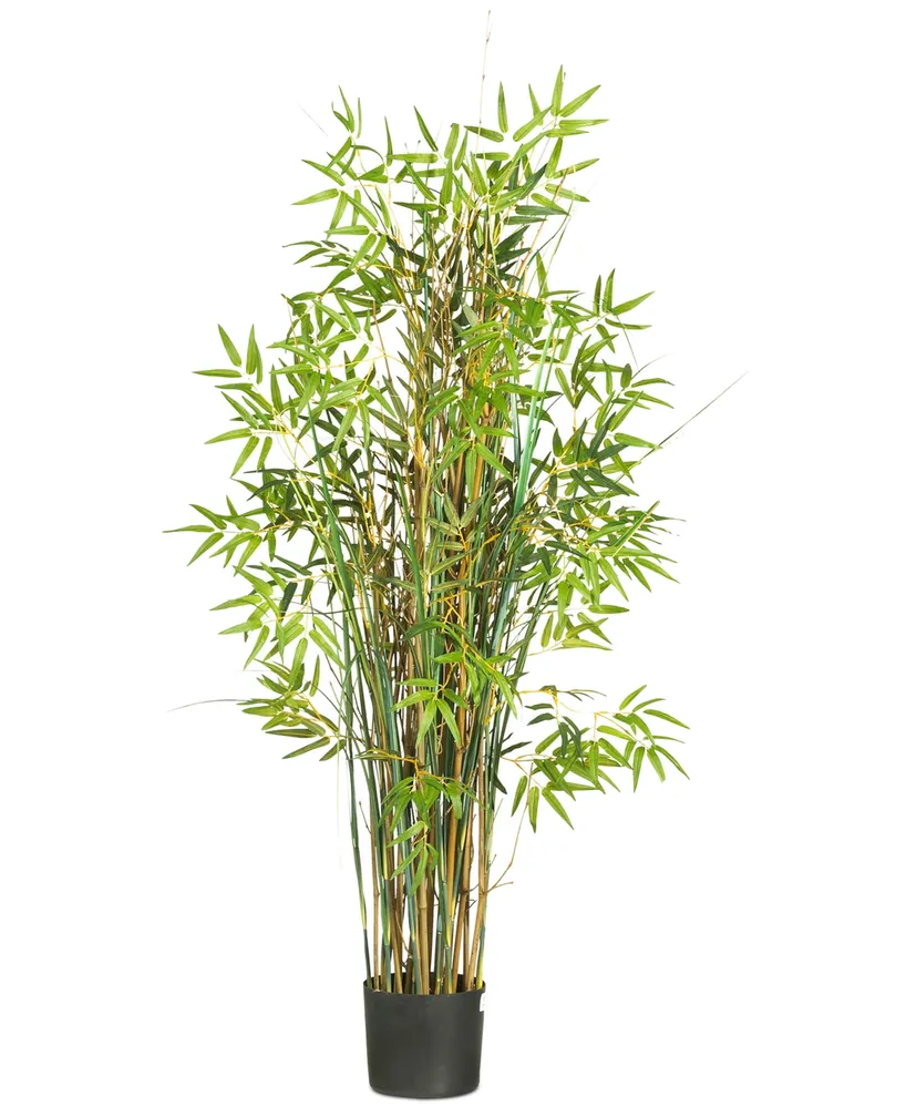 Nearly Natural Bamboo Tree, Green, 7