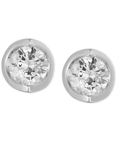 Diamond Tension Stud Earrings (1/2 ct. t.w.) in 14k White, Yellow or Rose Gold