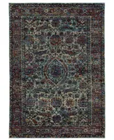 Jhb Design Journey Pena Blue Area Rugs