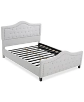 Bazine Queen Upholstered Bed with Footboard