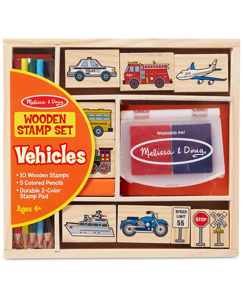 Melissa and Doug Kids Toys, Kids Car Blocks Stamp Set
