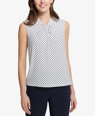 Tommy Hilfiger Women's Knot-Neck Top