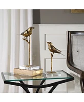 Uttermost Passerines Set of 2 Bird Sculptures