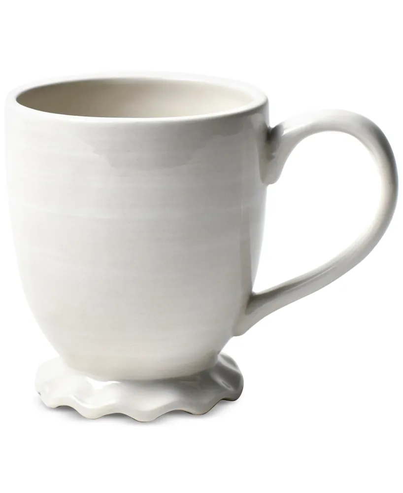 Coton Colors by Laura Johnson Signature Ruffle White Mug