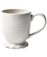 Coton Colors by Laura Johnson Signature Ruffle White Mug