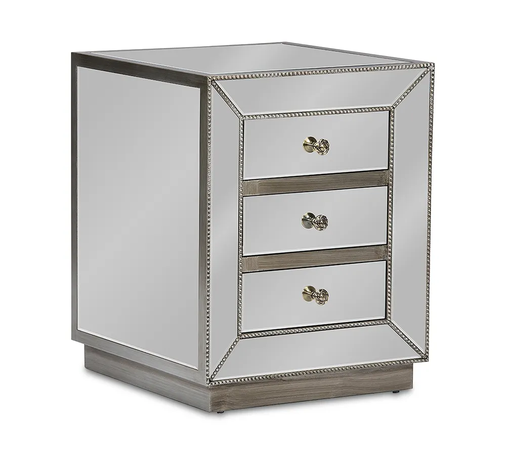 Varinia 3-Drawer Nightstand