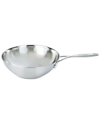 Demeyere Industry 5-Qt. Stainless Steel Flat Bottom Wok