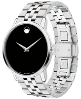 Movado Men's Swiss Museum Classic Stainless Steel Bracelet Watch 40mm