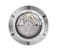 Tissot Men's Swiss Automatic Seastar 1000 Powermatic 80 Black Rubber Strap Diver Watch 43mm