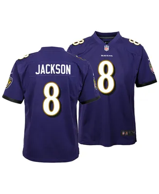 Nike Lamar Jackson Baltimore Ravens Game Jersey, Big Boys (8-20)