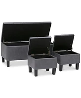 Poway 3-Pc. Ottoman Bench