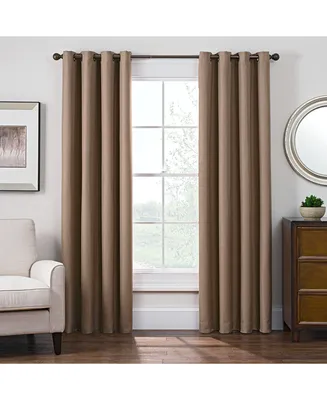 Keeco Antique Satin 52" x 95" Room-Darkening Grommet Window Panel