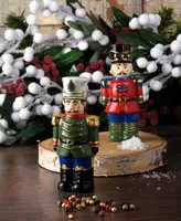 Spode Christmas Tree Nutcracker Salt & Pepper Shaker Set