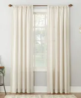 Amalfi Linen Blend Textured Sheer Rod Pocket Curtain Panel Collection