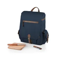 Legacy by Picnic Time Navy Moreno 3-Bottle Wine & Cheese Tote