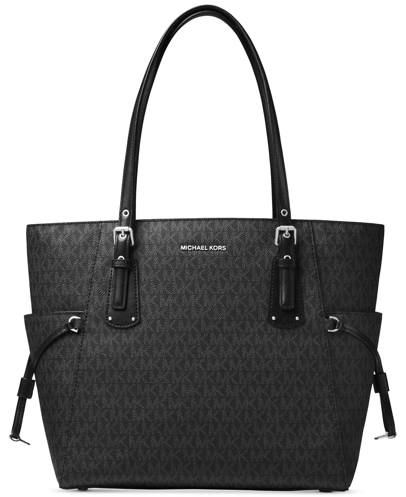 Michael Kors Logo Voyager East West Large Tote