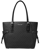 Michael Kors Logo Voyager East West Large Tote