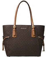 Michael Kors Logo Voyager East West Large Tote