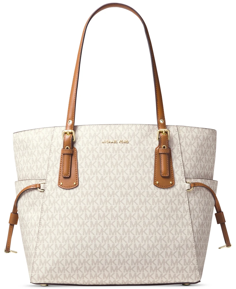 Michael Kors Logo Voyager East West Large Tote