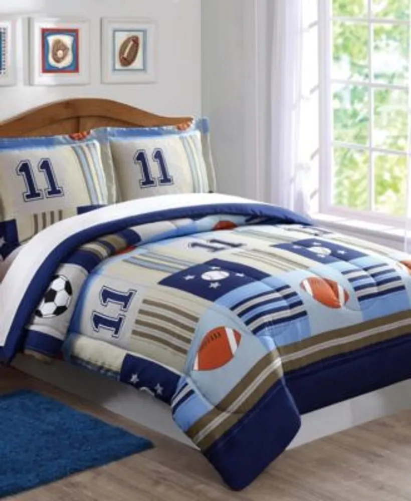 My World Denim Khaki Sports Comforter Sets