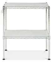 Lucien 2-Tier Chrome Wire Microwave Rack