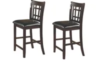 Fieldston Transitional Counter Height Chair, Set of 2
