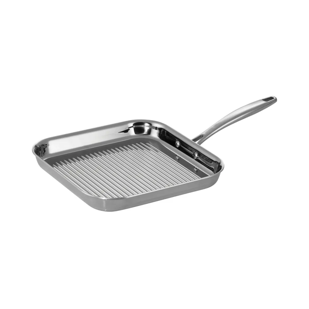 Tramontina Gourmet Tri-Ply Clad 11 in Square Grill Pan