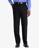 J.m. Haggar Men's 4-Way Stretch Classic Fit Flat Front Dress Pant