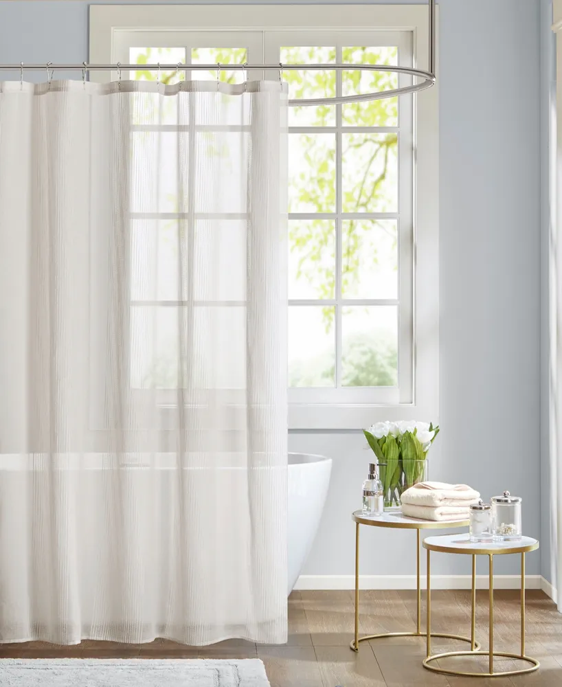 Madison Park Anna Sheer Shower Curtain, 72" x