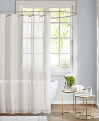 Madison Park Anna Sheer Shower Curtain, 72" x