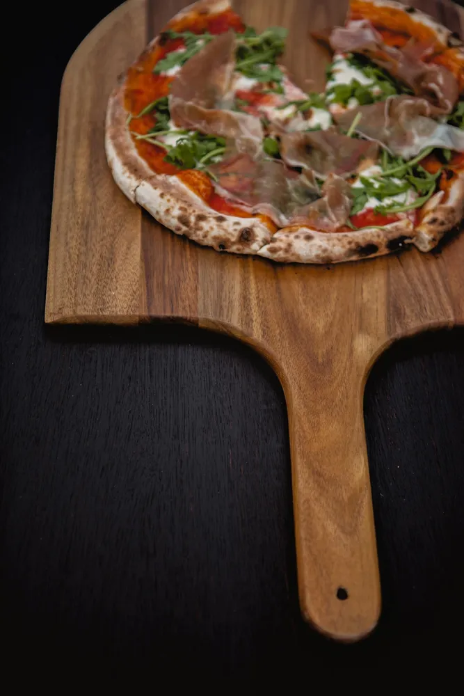 Toscana by Picnic Time Acacia Pizza Peel Serving Paddle