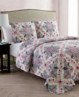 Vcny Home Wyndham Medallion Quilt Set Collection