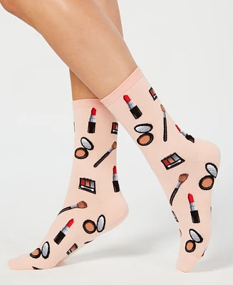 Hot Sox Women's Makeup Crew Socks