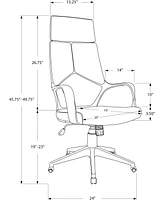 Monarch Specialties High Back Executive Office Chair in