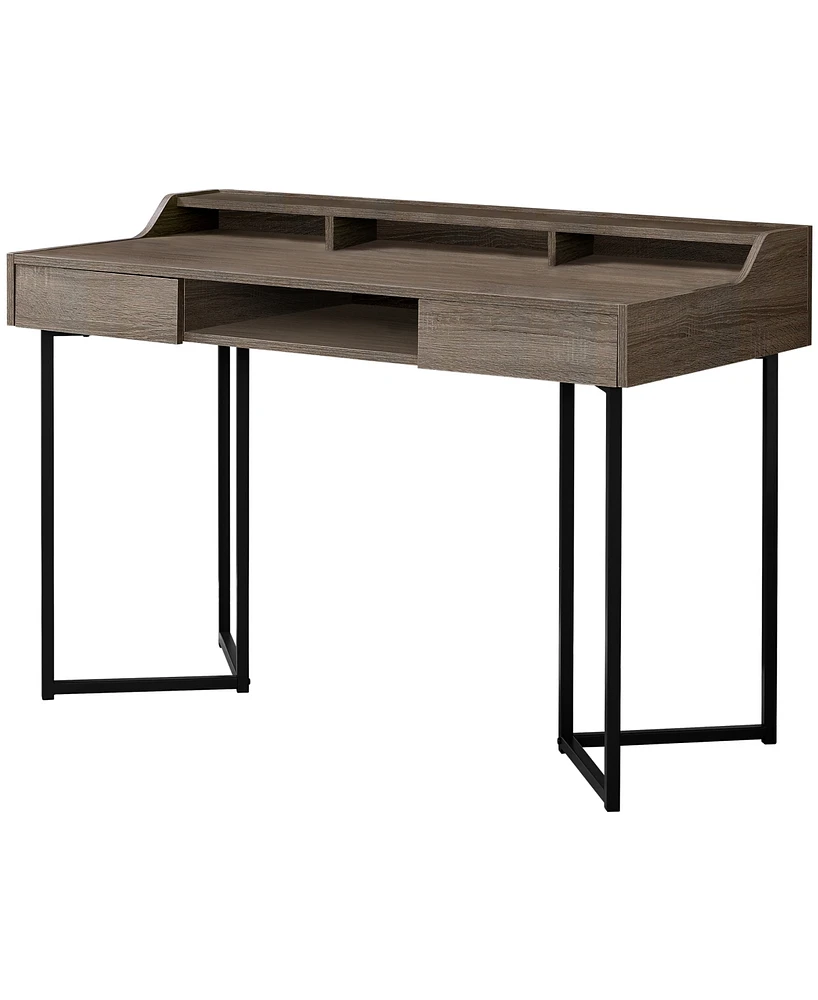 Monarch Specialties 48"L Computer Desk -in Dark Taupe