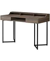 Monarch Specialties 48"L Computer Desk -in Dark Taupe