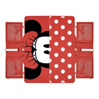 Disney's Minnie Mouse Picnic Table Portable Folding Table with Seats