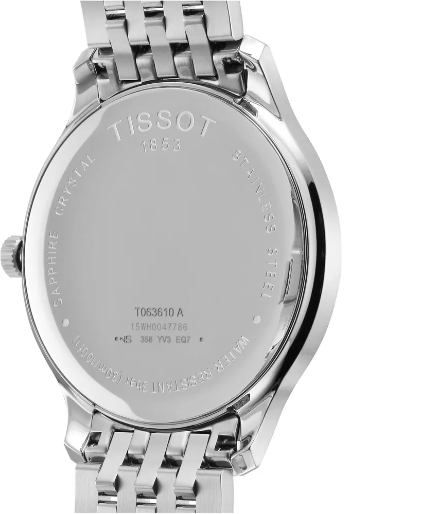 Tissot Men's Swiss Tradition Stainless Steel Bracelet Watch 42mm