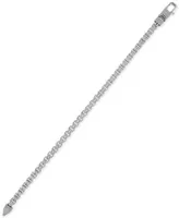 Esquire Men's Jewelry Double Box Link Bracelet in Sterling Silver, Created for Macy's