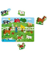 Melissa & Doug Old MacDonald's Farm Sound Puzzle