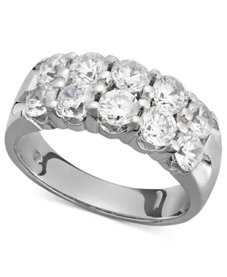 Two-Row Certified Diamond Band Ring in 14k White Gold (2 ct. t.w.)