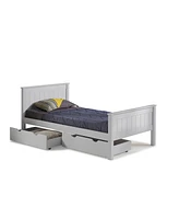 Alaterre Furniture Harmony Twin Bed with Storage Drawers