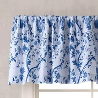 Laura Ashley Charlotte Cotton Pole Top Valance, 86" x 15"