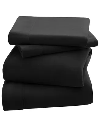 Closeout! Jla Home Peak Performance 3M-Scotchgard Micro-Fleece 3-Pc. Sheet Set, Twin