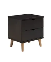 Massenburg Ii Modern 2-Drawer Nightstand