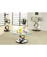 Marisa Glass Top Console Table