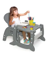 Badger Basket Envee Ii Baby High Chair with Playtable Conversion